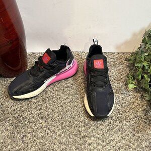 Adidas Shoes Size 7 Black Pink White Running ZX 2K Boost Sneakers Women’s